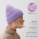 Women's hat minku, purple color, rr 56-58
