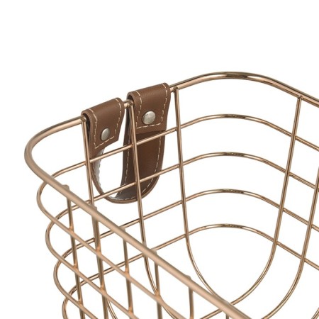 Bergenson Bjorn Benoy storage basket, 31.3x20x15 cm, golden color-1
