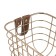 Bergenson Bjorn Benoy storage basket, 31.3x20x15 cm, golden color