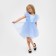 Elegant children's dress KAFTAN, size 30 (98-104 cm), blue