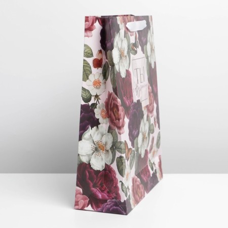 Gift laminated vertical, packaging, “flowers”, l 31 x 40 x 11.5 cm-2