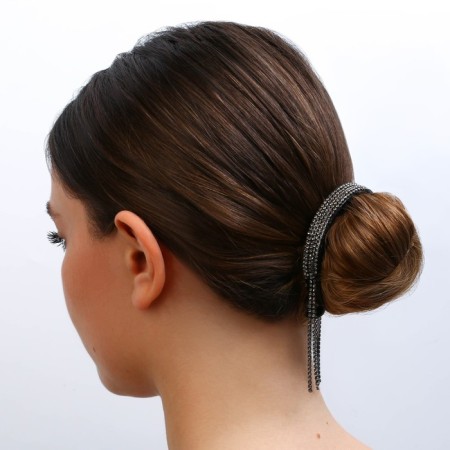 Hair clamp with rhinestones "Present for You", 12.5 x 7 x 1.5 cm-8