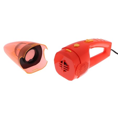 Vacuum cleaner car Cartage, 5 nozzles, 140 watts, 12 V, orange-4