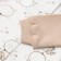 Nursery blouse, beige color/hares, height 56 ​​cm