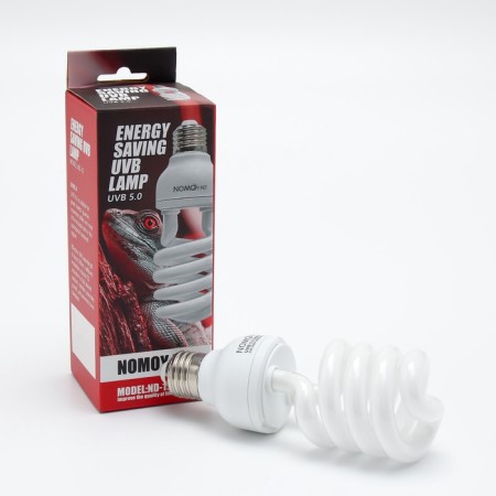 Lamp for the Terrarium UVB 5.0 Nomoypet, 26 W, base E27