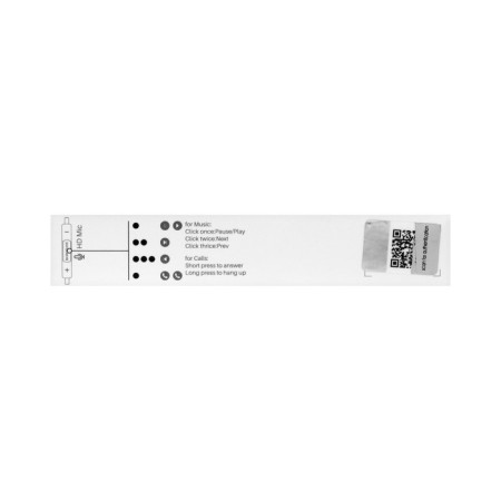 Headphones Borofone BM30 Pro, vacuum, microphone, jack 3.5 mm, cable 1.2 m, white-6