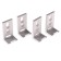 Camping board 90x120 cm, calligrata standard, in an aluminum frame