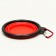 Silicone bowl, folding, 250 ml, 11 cm, red