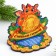 The amulet on the stand "Happy Coin" is 10 x 9.6 cm.