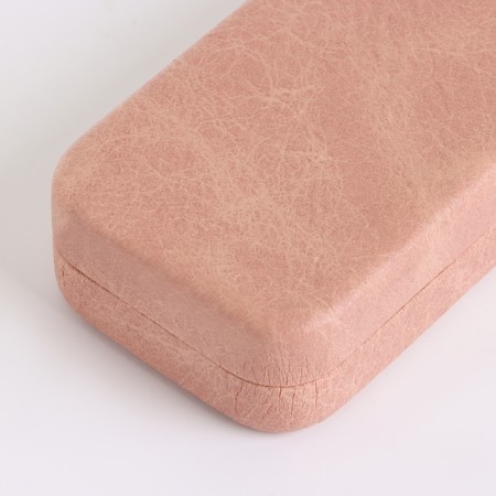 Case for glasses on the cracker, length 15 cm, pink color-1