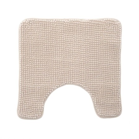 Bathroom mat, Shenill, 45x45 cm, microfiber, beige