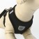 Drinking harness with a leash and reflective patch, m, ok 33, og 32-43, black
