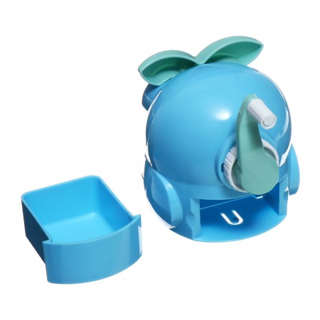 Mechanical sharpener with the container owl blue-15