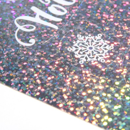 Interior sticker - Snowflakes, 21 x 29.7 cm, New Year-1