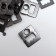 Suspension stocking for photo frames metal black 2.1x1.9 cm