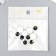 Decor (cabochon) for creativity glass "Eye with stars" d = 1.2 cm