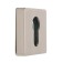 Lockland cylinder overlay, square, satin nickel color, kit.