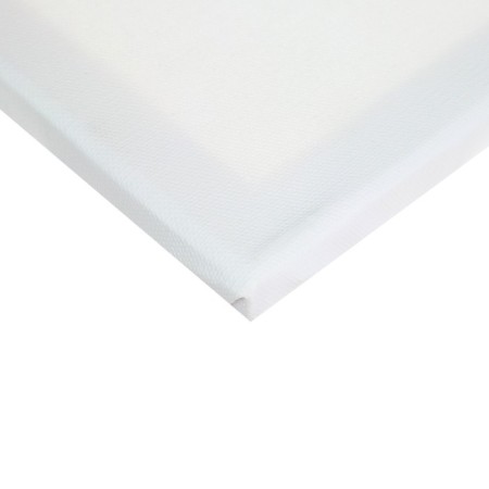Canvas on the subframe, cotton 100%, 1.6 x 40 x 60 cm, acrylic soil, medium -grained, 380 g/m²-1