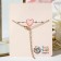 Pens "envelope" with a message, color pink gold, 46 cm