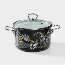 Magia pan, 4l, glass cover, induction, black