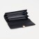 Women's wallet on a magnet, black color
