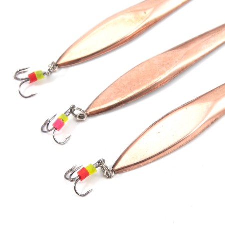 Vertical "Yaman" pike with a tee, size 70 mm, 11.5 g, color copper-1