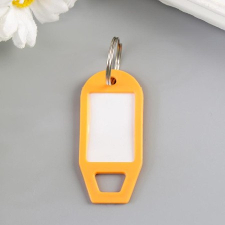 IDDENIFICTOR for keys on the ring plastic mix 5x2.3x0.3 cm-1