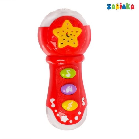 Musical toy "Microphone", light and sound effects-1
