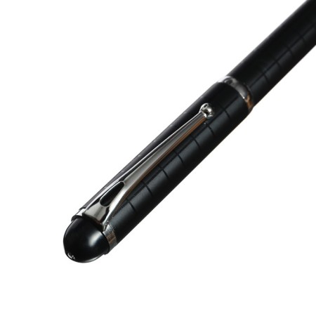 Gift handle, ball "business" in a plastic case, rotary, black with silver inserts-2
