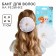 Graduation. Bant for hair on elastic band, 11 cm, cold heart
