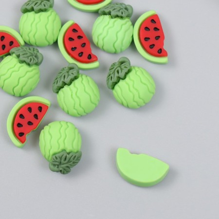 Decor for creativity plastic "watermelon mix" set of 12 pcs 1.5x1.2 cm-2