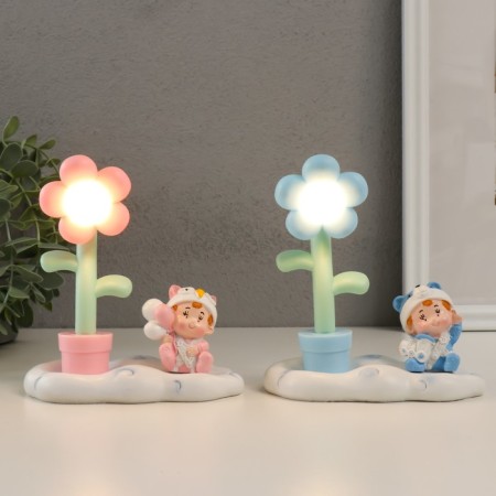 Souvenir plastic light "Baby in a funny hat" MIX 12x6.7x13 cm