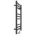 Two -towel electric Laris Astor ChKCh9, 350x700 mm, 9 crossbars, right, black