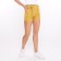 Women's casual shorts, mustard color, size 46