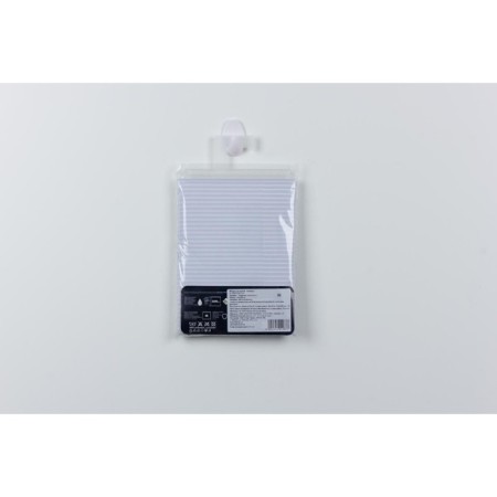 Verga bathroom curtains, 180 x 200 cm, white color-7