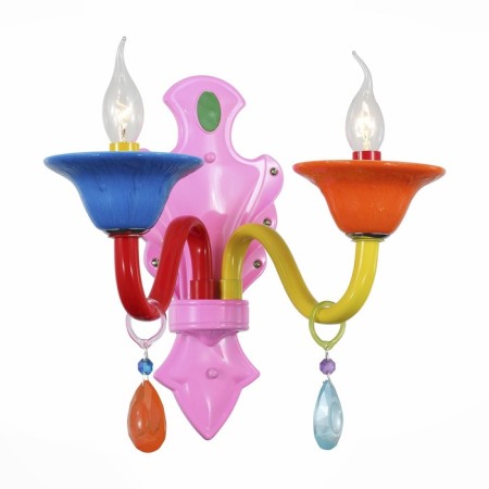 Sconces st. SL672.961.02. Delizia. 2x40 watts, E14, 35x32 cm, colorful color-1