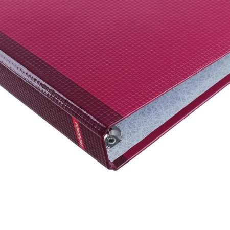 Folder on 4 rings A4, Erichkrause Work Inside, 35 mm, 1750 microns, laminated, solid cover, burgundy-3
