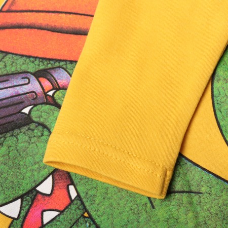 Turtleneck for boys, dark yellow color, height 86 cm-2