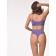 Women's thong cowards with a texture rubber Mirey String, size 46-48, color grapes