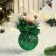 Ball plastic decor "Shine of Christmas" Snowflakes, 8x12 cm, mix