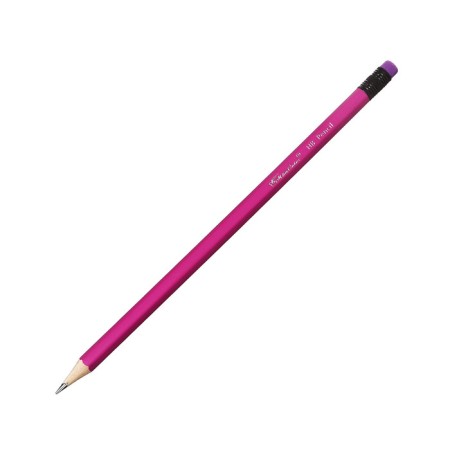 Pencil Blackographic hardness of HB, with an eraser, hexagonal, sharpened, MIX case-16