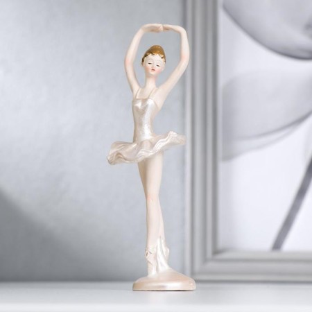 Polystone souvenir "Ballerinka in the pearl-pink pack" 13x4.5x4.5 cm