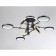 LED ceiling LED with Ambrella Light, Linetech, FL51649, LED, 98 W, 7350LUM, 3000-6400K, gold, gold