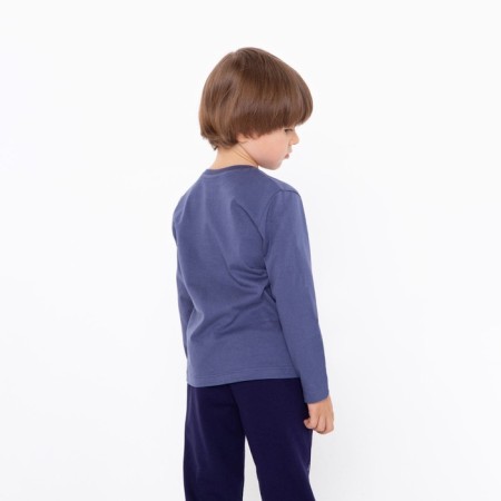 Longslit for a boy, dark blue color, height 86 cm-4