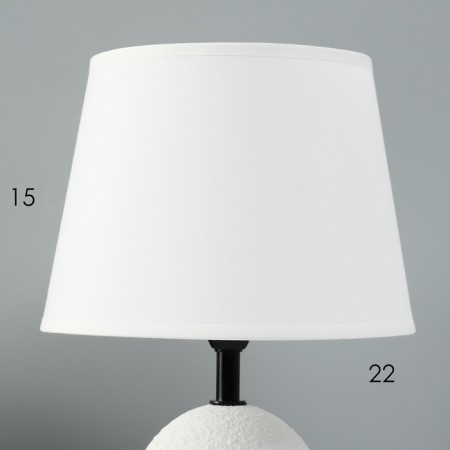 Table lamp "parable" 1x40W E14 white 20x20x32cm-3