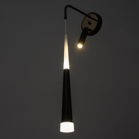 Bra "CLUO" LED 8+5W 3000-6000K black 15x15x30cm-3