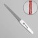 Metal file for nails, 15 cm, white color, s426