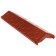 PPK parapet for a fence span of 0.5 brick, 50 × 13 × 1.5 cm, terracotta, “flexible tile”