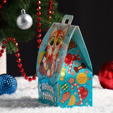 Gift box house "Cat and Corgi", 12 x 8.5 x 17.5 cm-2