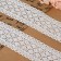 Knitted lace, 50 mm × 10 ± 1 m, white color